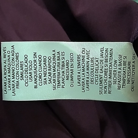 LS Mulberry Chiffon Overlay WrapDress Gypsy Rose - Picture 13 of 14